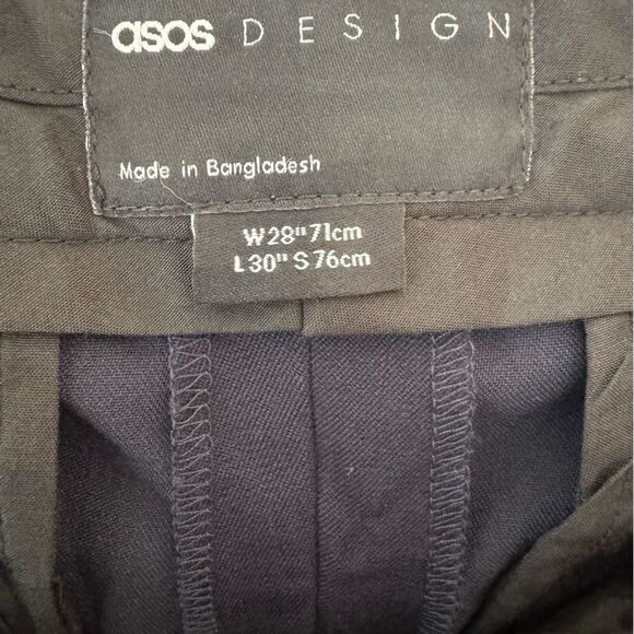 ASOS navy trousers size 28 - Picture 4 of 4